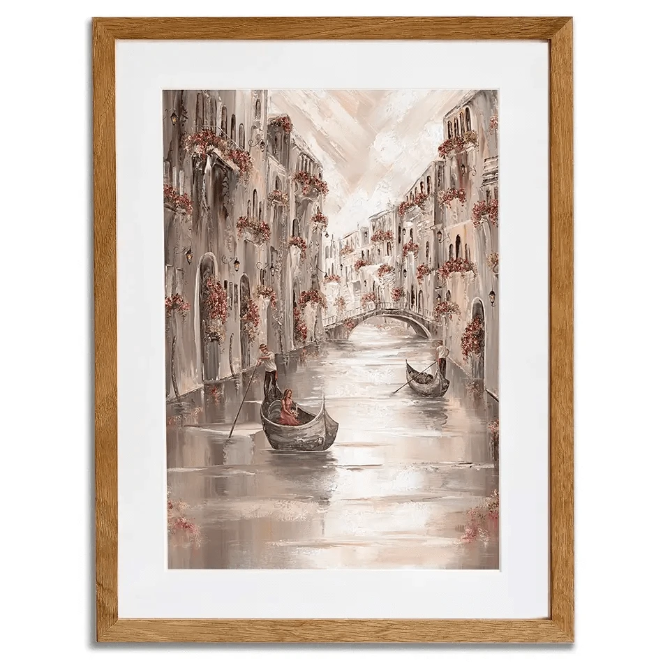 Peace In Venice Framed Art Print Peace In Venice Framed Art Print wall art product Isabella Karolewicz
