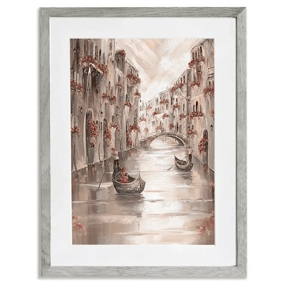 Peace In Venice Framed Art Print Peace In Venice Framed Art Print wall art product Isabella Karolewicz