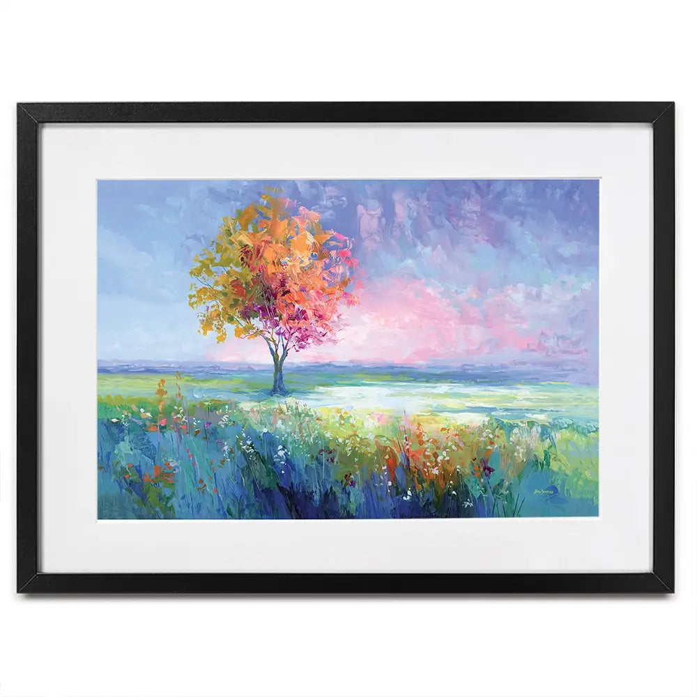 Peaceful Landscape Framed Art Print Peaceful Landscape Framed Art Print wall art product Leon Devenice