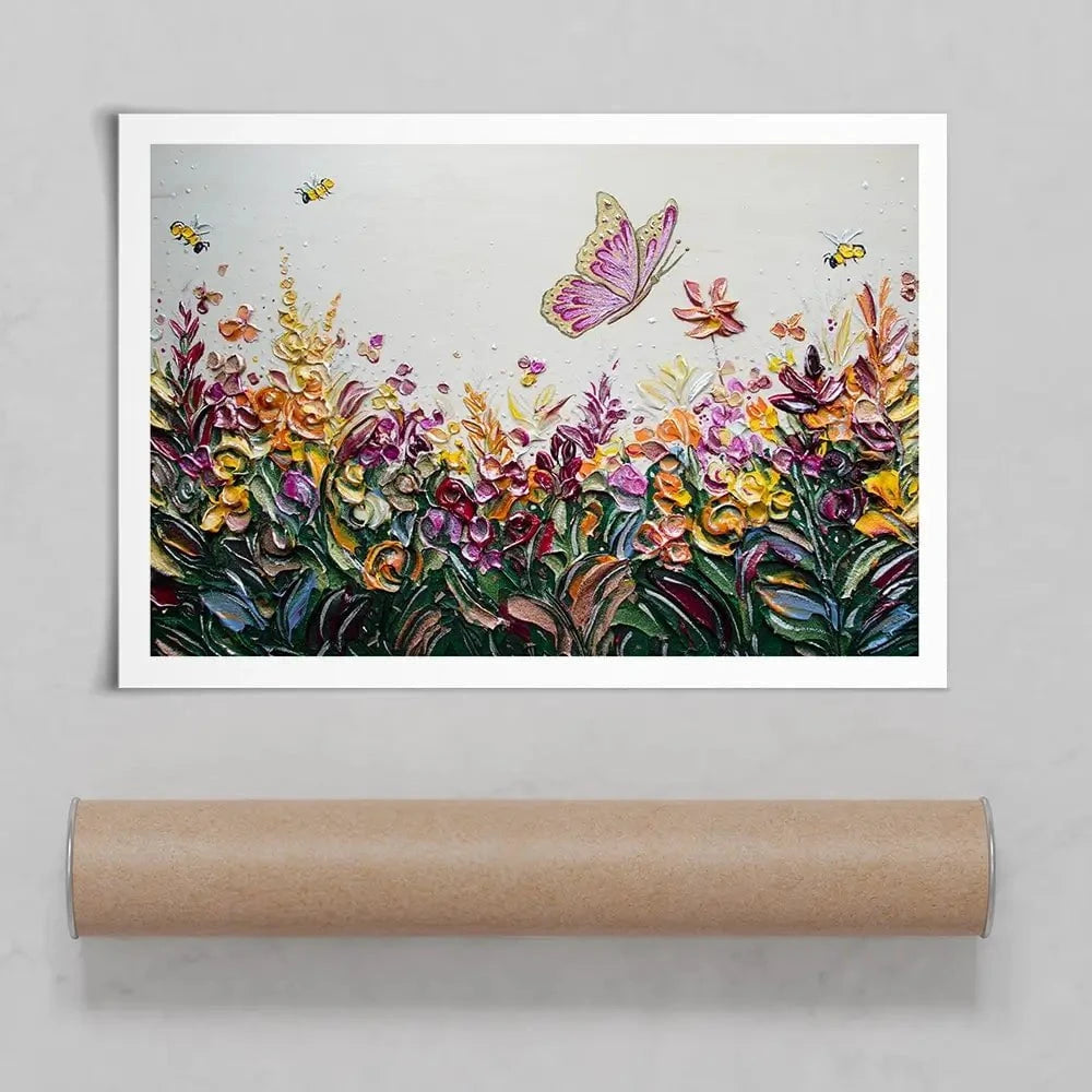 Peaceful Meadow Art Print Peaceful Meadow Art Print wall art product Nada Khatib