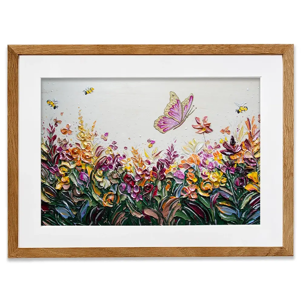Peaceful Meadow Framed Art Print Peaceful Meadow Framed Art Print wall art product Nada Khatib