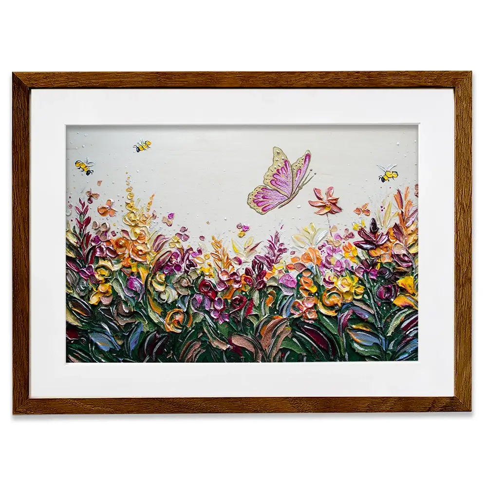 Peaceful Meadow Framed Art Print Peaceful Meadow Framed Art Print wall art product Nada Khatib