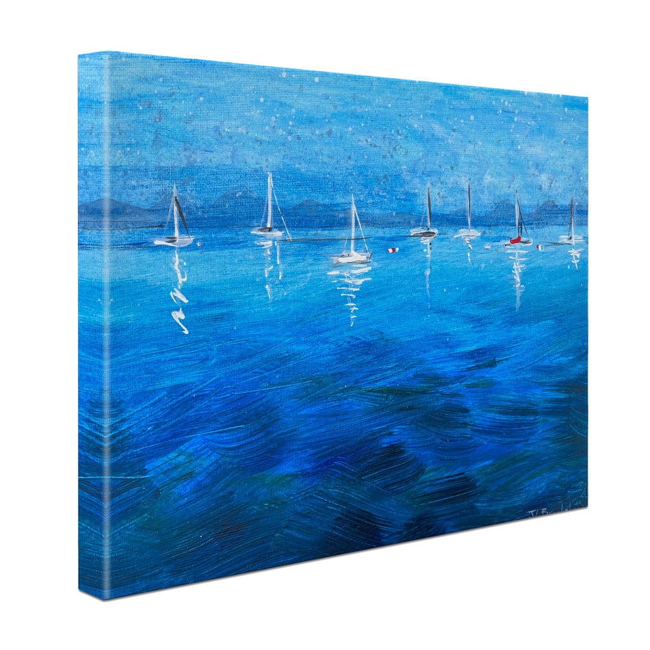 Peaceful Seascape Canvas Print wall art product Jane Brookshaw