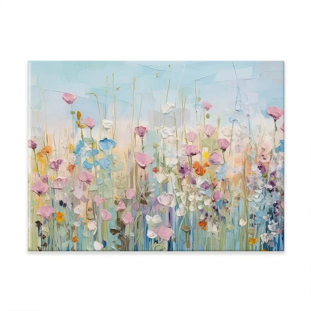 Peaceful Wildflowers Canvas Print Peaceful Wildflowers Canvas Print wall art product Gina Kelly - Independent