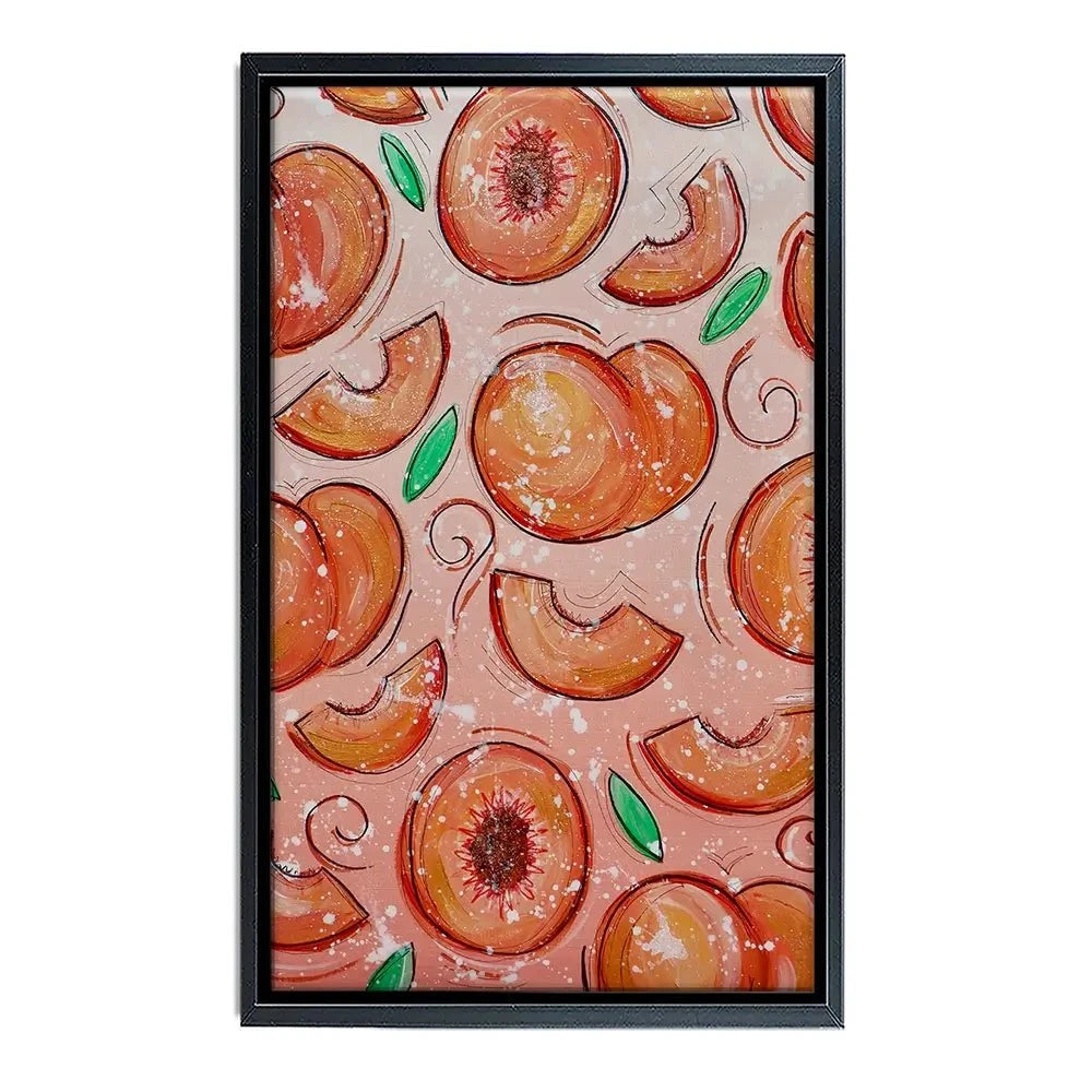 Peaches Canvas Print Peaches Canvas Print wall art product Elizabeth White