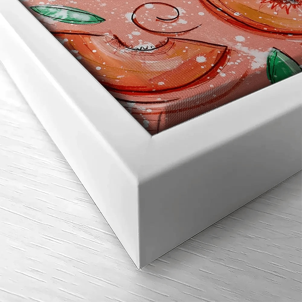 Peaches Canvas Print Peaches Canvas Print wall art product Elizabeth White