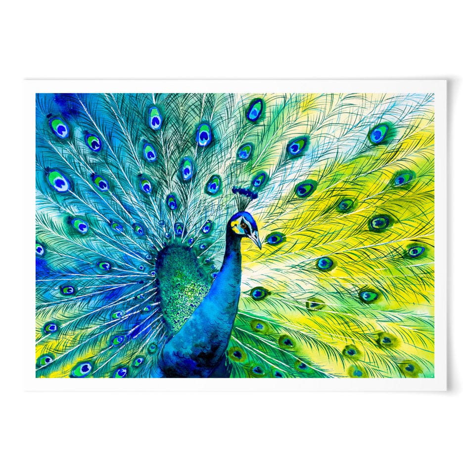Peacock Power Art Print wall art product CYC / Shutterstock