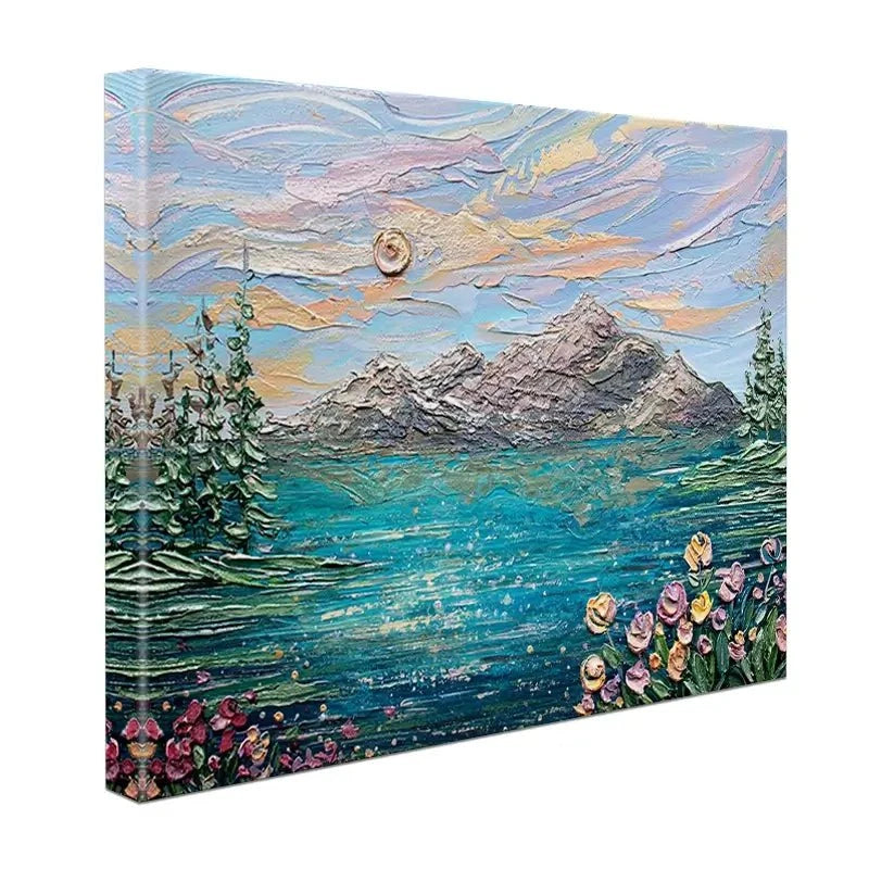 Peak Serenity Canvas Print Peak Serenity Canvas Print wall art product Nada Khatib