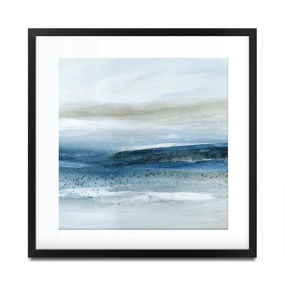 Pebbled Beach Square Framed Art Print Pebbled Beach Square Framed Art Print wall art product Carol Robinson