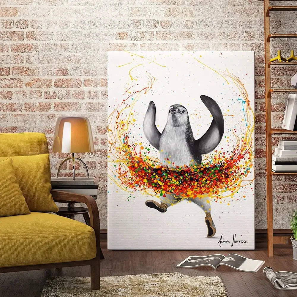 Penguin Ballet Canvas Print Penguin Ballet Canvas Print wall art product Ashvin Harrison