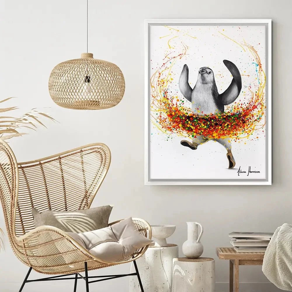 Penguin Ballet Canvas Print Penguin Ballet Canvas Print wall art product Ashvin Harrison