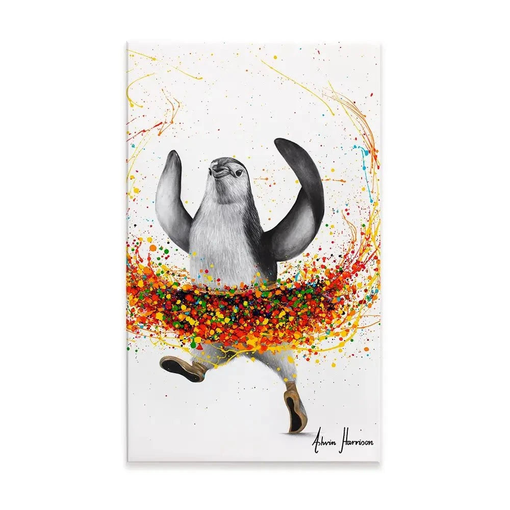 Penguin Ballet Canvas Print Penguin Ballet Canvas Print wall art product Ashvin Harrison