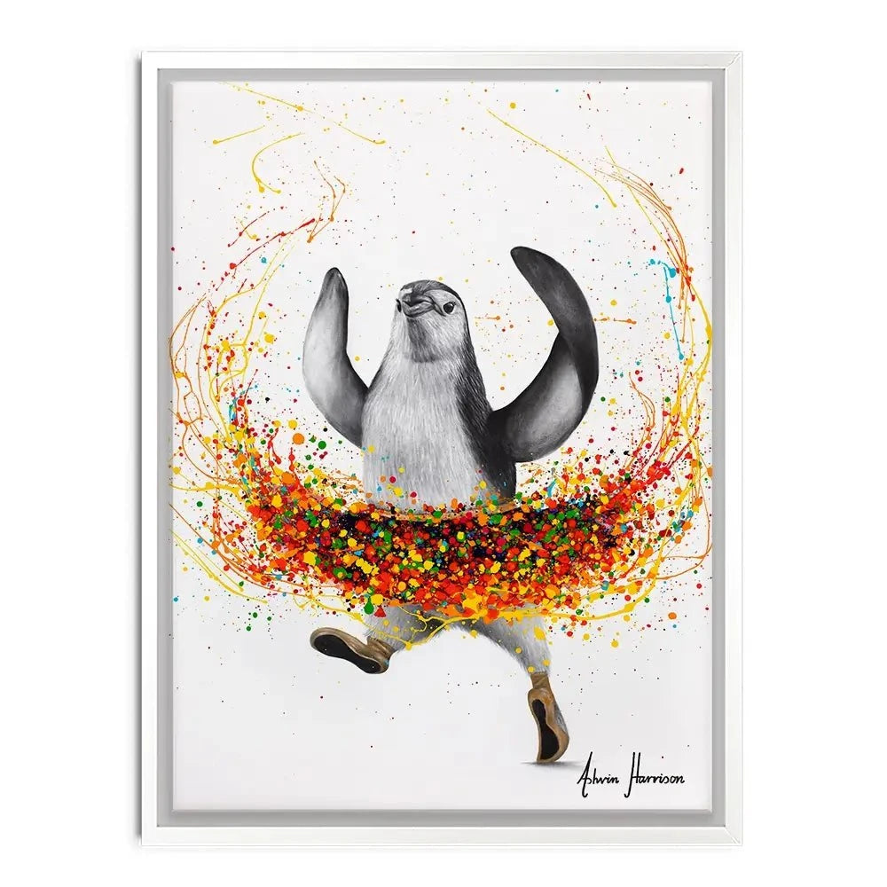 Penguin Ballet Canvas Print Penguin Ballet Canvas Print wall art product Ashvin Harrison