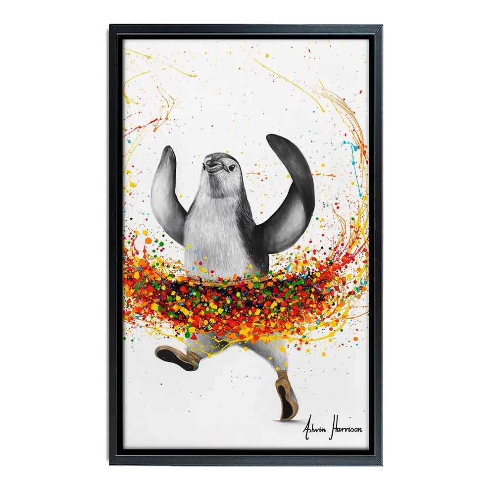 Penguin Ballet Canvas Print Penguin Ballet Canvas Print wall art product Ashvin Harrison