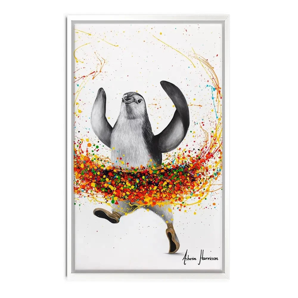 Penguin Ballet Canvas Print Penguin Ballet Canvas Print wall art product Ashvin Harrison