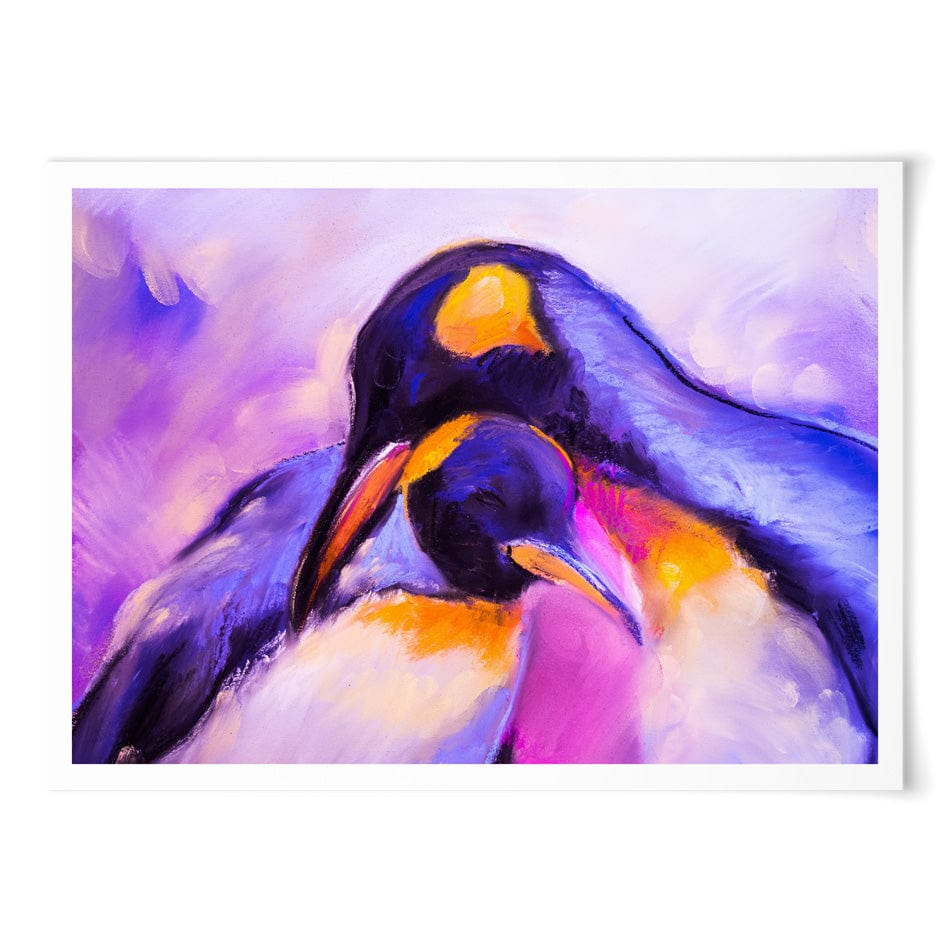 Penguin Love Art Print wall art product Ivailo Nikolov / Shutterstock