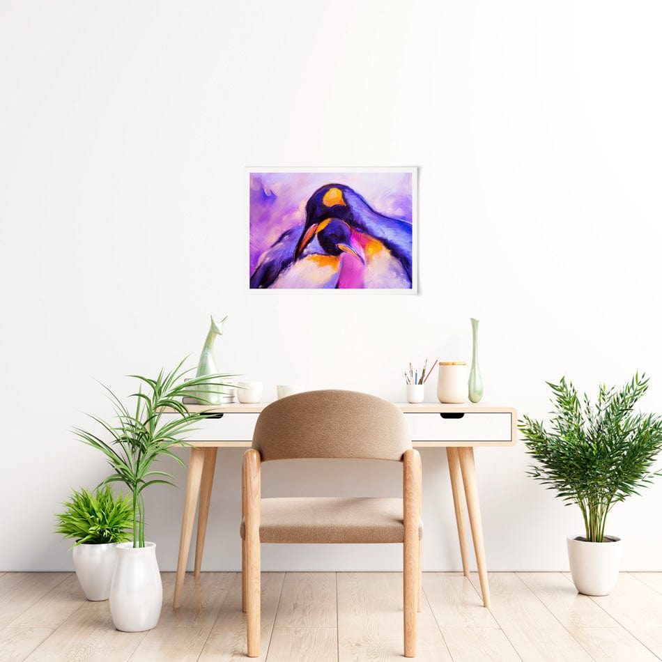 Penguin Love Art Print wall art product Ivailo Nikolov / Shutterstock