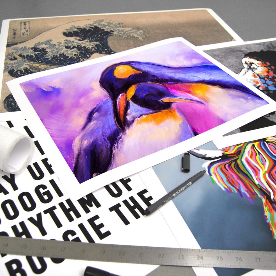 Penguin Love Art Print wall art product Ivailo Nikolov / Shutterstock