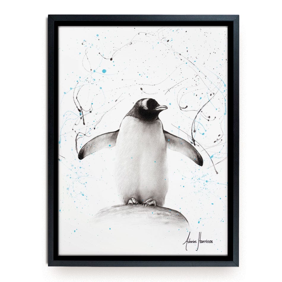 Penguin Parade Canvas Print wall art product Ashvin Harrison