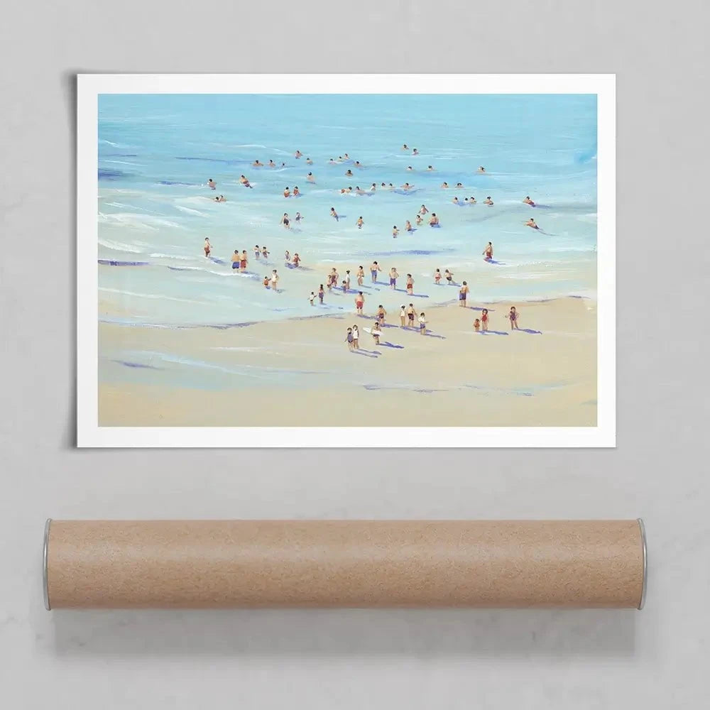 People At The Beach Art Print People At The Beach Art Print wall art product Tim O'Toole