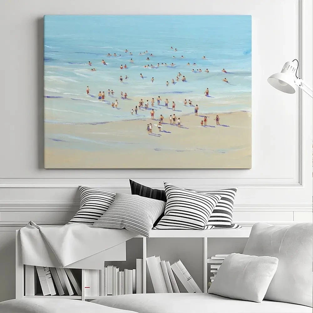 People At The Beach Canvas Print People At The Beach Canvas Print wall art product Tim O'Toole