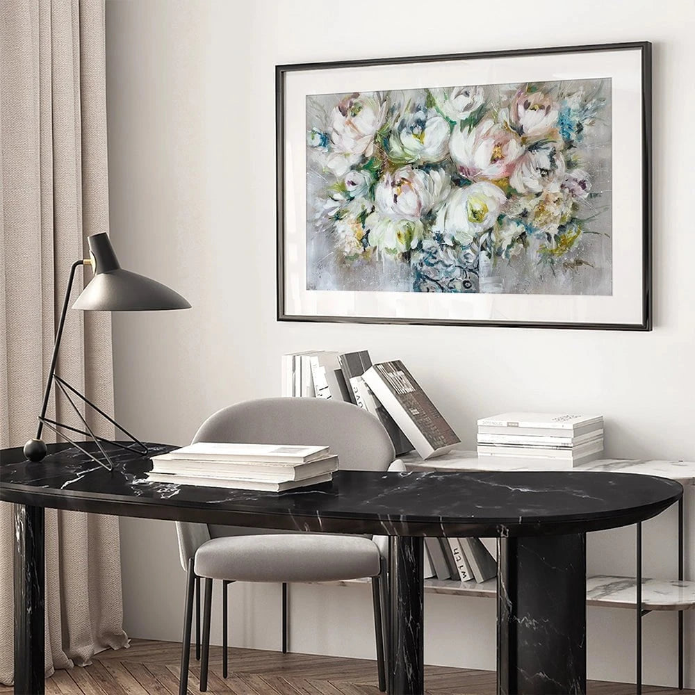 Perfect Peonies Framed Art Print Perfect Peonies Framed Art Print wall art product Nicola Jane Rowles