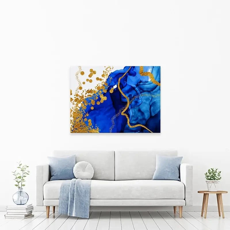 Persian Blue Canvas Print Persian Blue Canvas Print wall art product CARACOLLA / Shutterstock