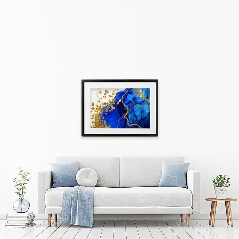 Persian Blue Framed Art Print Persian Blue Framed Art Print wall art product CARACOLLA / Shutterstock