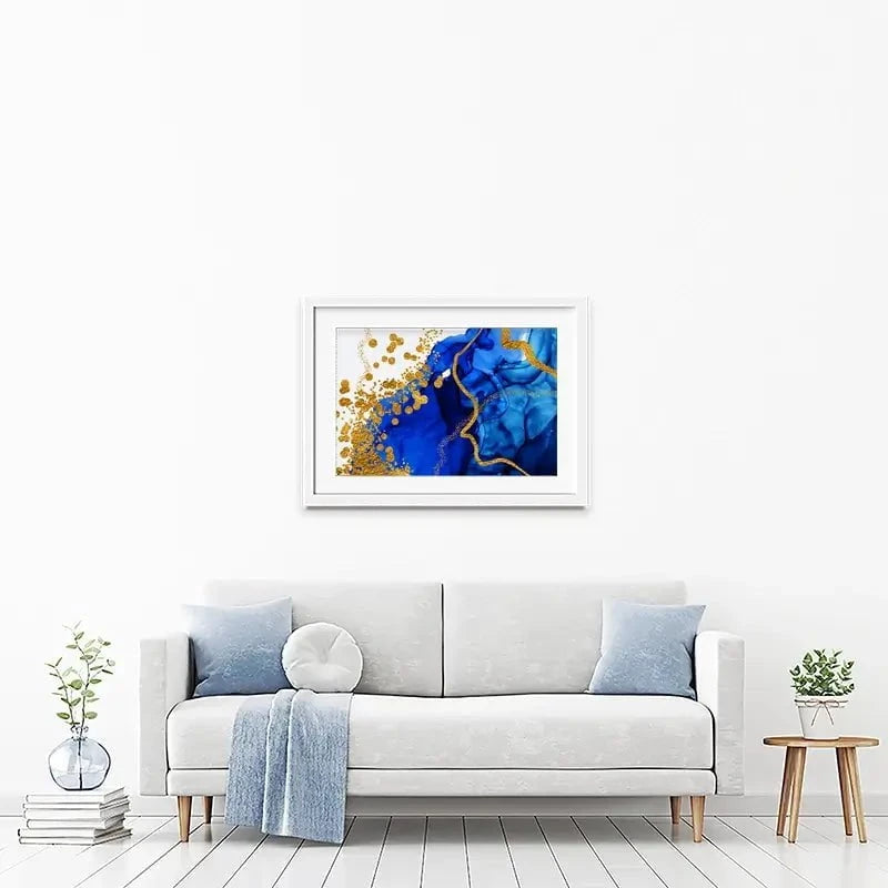 Persian Blue Framed Art Print Persian Blue Framed Art Print wall art product CARACOLLA / Shutterstock