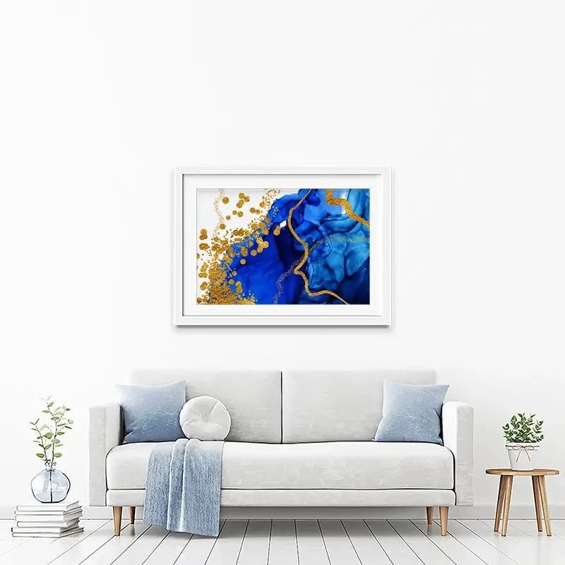 Persian Blue Framed Art Print Persian Blue Framed Art Print wall art product CARACOLLA / Shutterstock