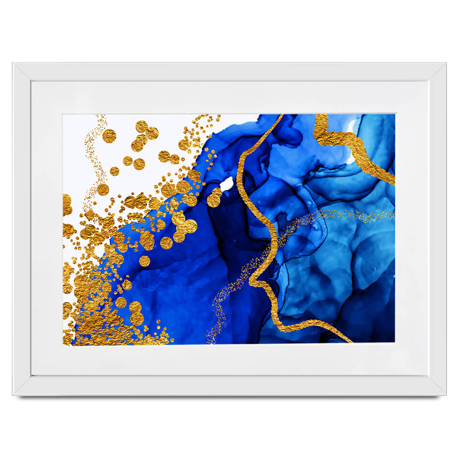 Persian Blue Framed Art Print Persian Blue Framed Art Print wall art product CARACOLLA / Shutterstock