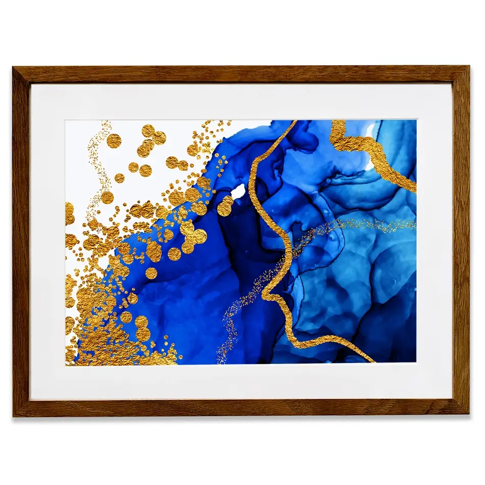 Persian Blue Framed Art Print Persian Blue Framed Art Print wall art product CARACOLLA / Shutterstock