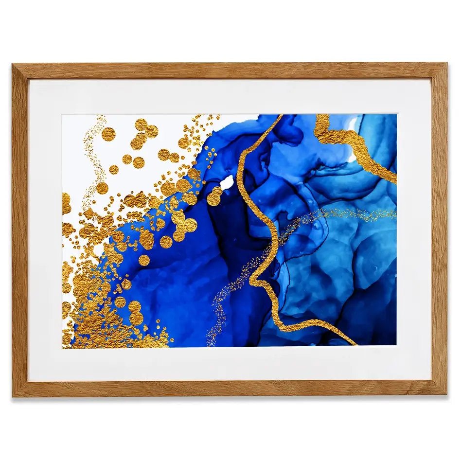 Persian Blue Framed Art Print Persian Blue Framed Art Print wall art product CARACOLLA / Shutterstock