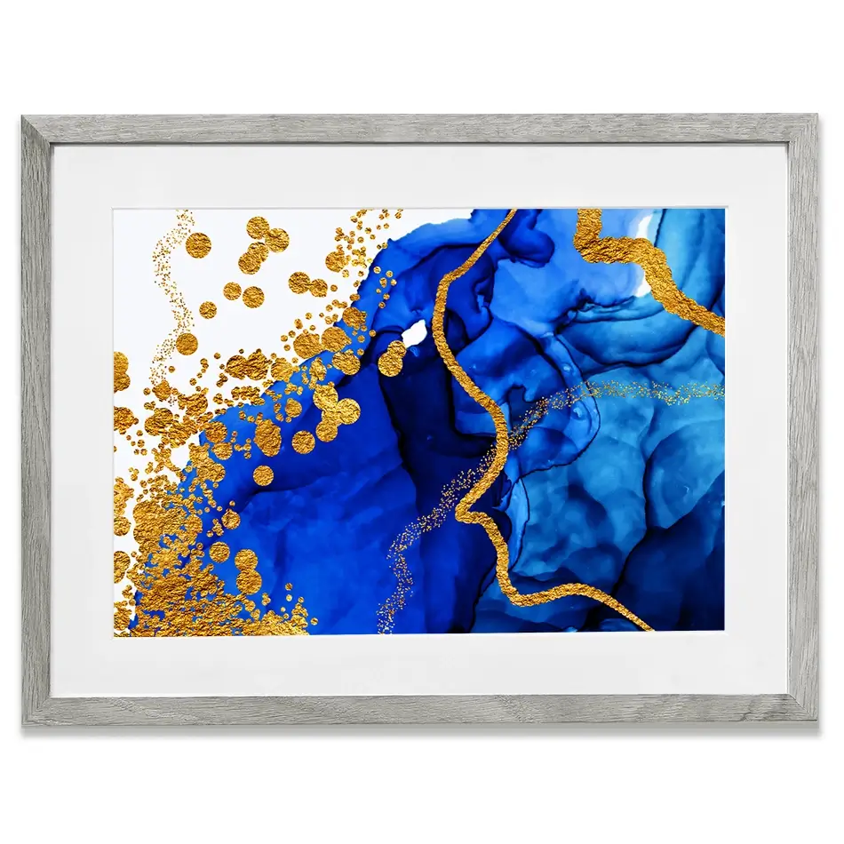 Persian Blue Framed Art Print Persian Blue Framed Art Print wall art product CARACOLLA / Shutterstock