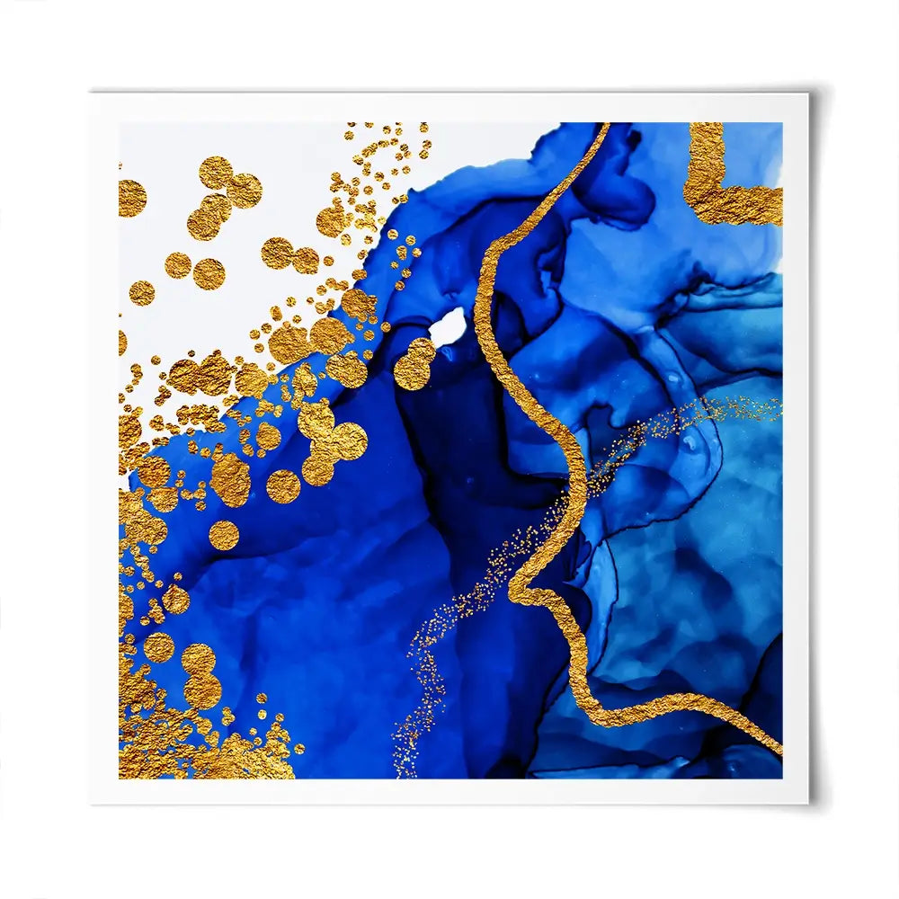 Persian Blue Square Art Print Persian Blue Square Art Print wall art product CARACOLLA / Shutterstock