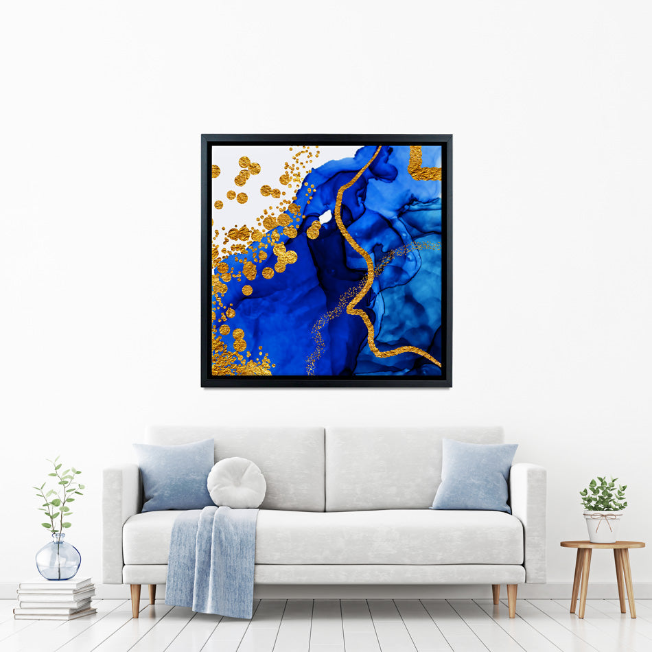Persian Blue Square Canvas Print Persian Blue Square Canvas Print wall art product CARACOLLA / Shutterstock