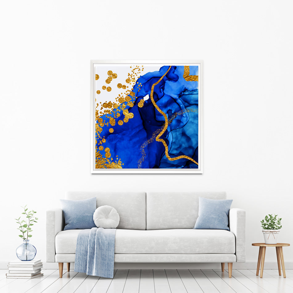 Persian Blue Square Canvas Print Persian Blue Square Canvas Print wall art product CARACOLLA / Shutterstock