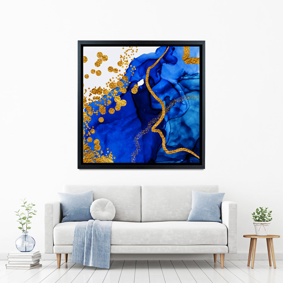 Persian Blue Square Canvas Print Persian Blue Square Canvas Print wall art product CARACOLLA / Shutterstock
