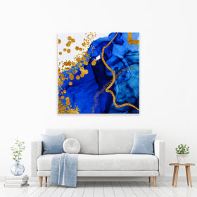 Persian Blue Square Canvas Print Persian Blue Square Canvas Print wall art product CARACOLLA / Shutterstock