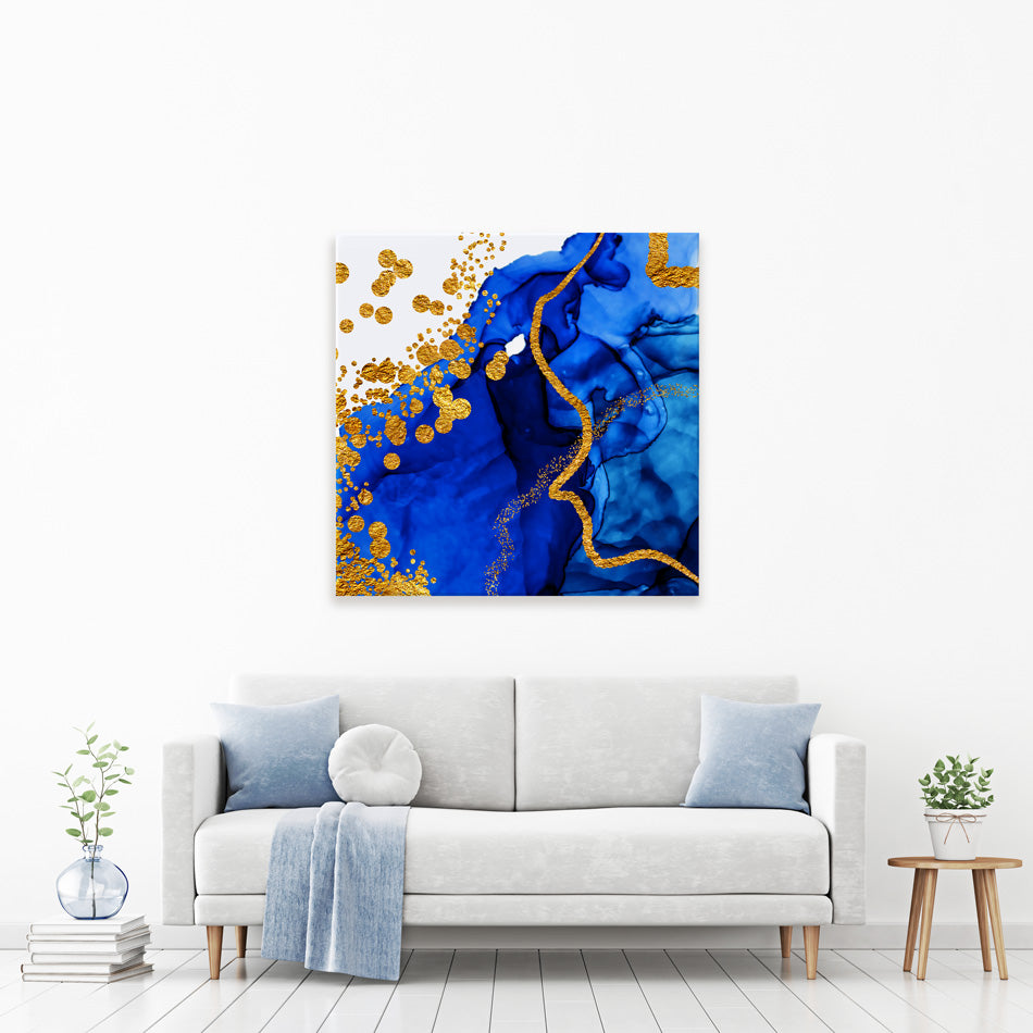 Persian Blue Square Canvas Print Persian Blue Square Canvas Print wall art product CARACOLLA / Shutterstock