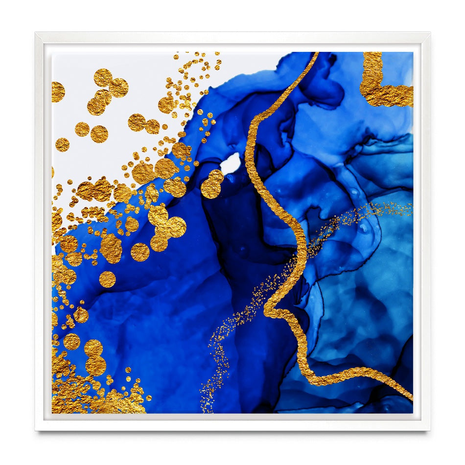 Persian Blue Square Canvas Print Persian Blue Square Canvas Print wall art product CARACOLLA / Shutterstock