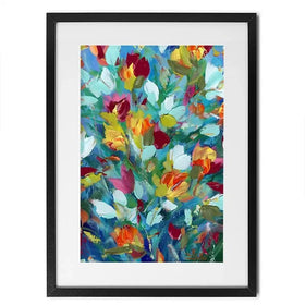 Petals Framed Art Print Petals Framed Art Print wall art product Estelle Grengs - Independent