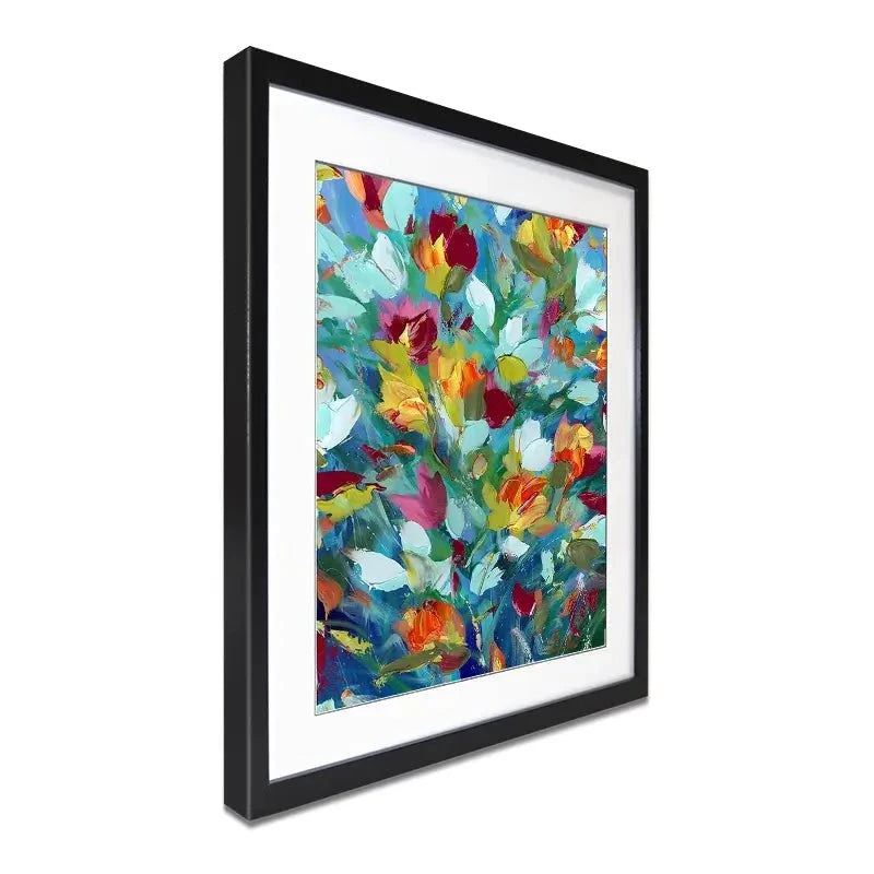 Petals Framed Art Print Petals Framed Art Print wall art product Estelle Grengs - Independent