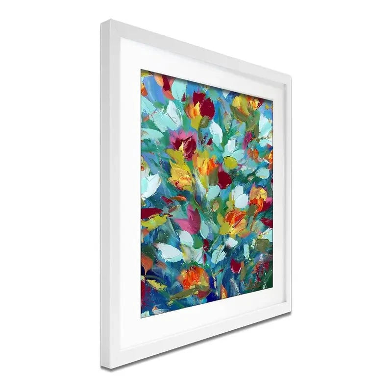 Petals Framed Art Print Petals Framed Art Print wall art product Estelle Grengs - Independent