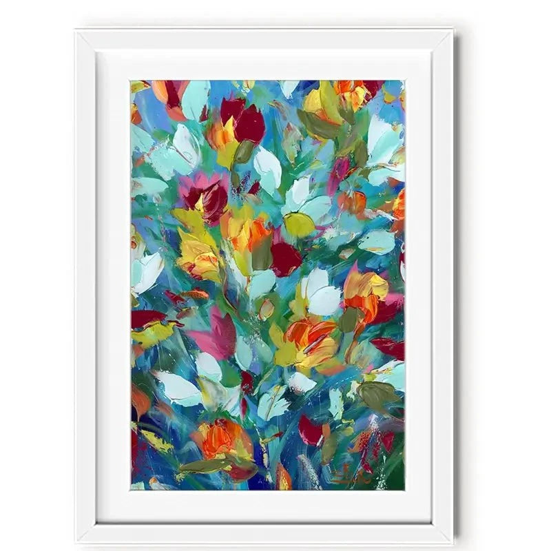 Petals Framed Art Print Petals Framed Art Print wall art product Estelle Grengs - Independent