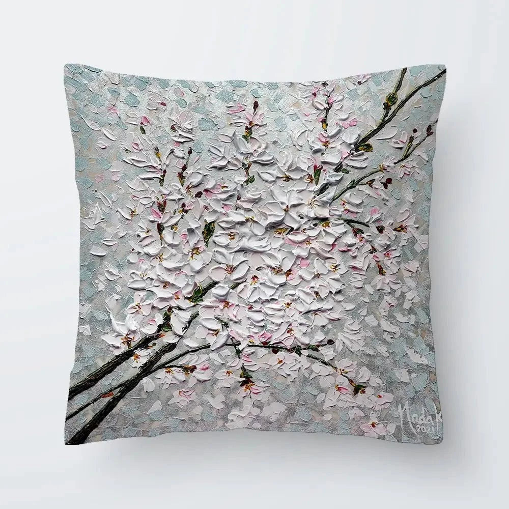 Petals In The Sky Cushion Petals In The Sky Cushion wall art product Nada Khatib