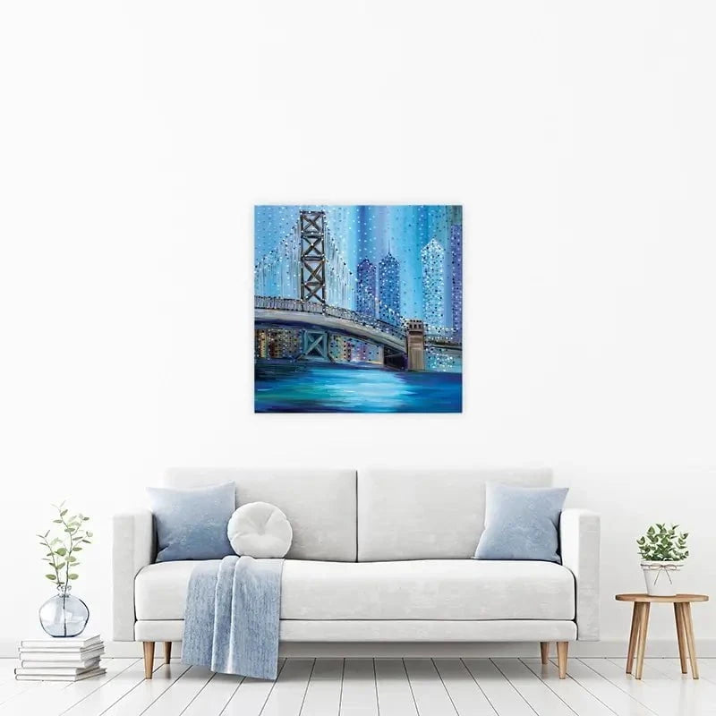 Philadelphia Bridge Canvas Print Philadelphia Bridge Canvas Print wall art product Ekaterina Ermilkina
