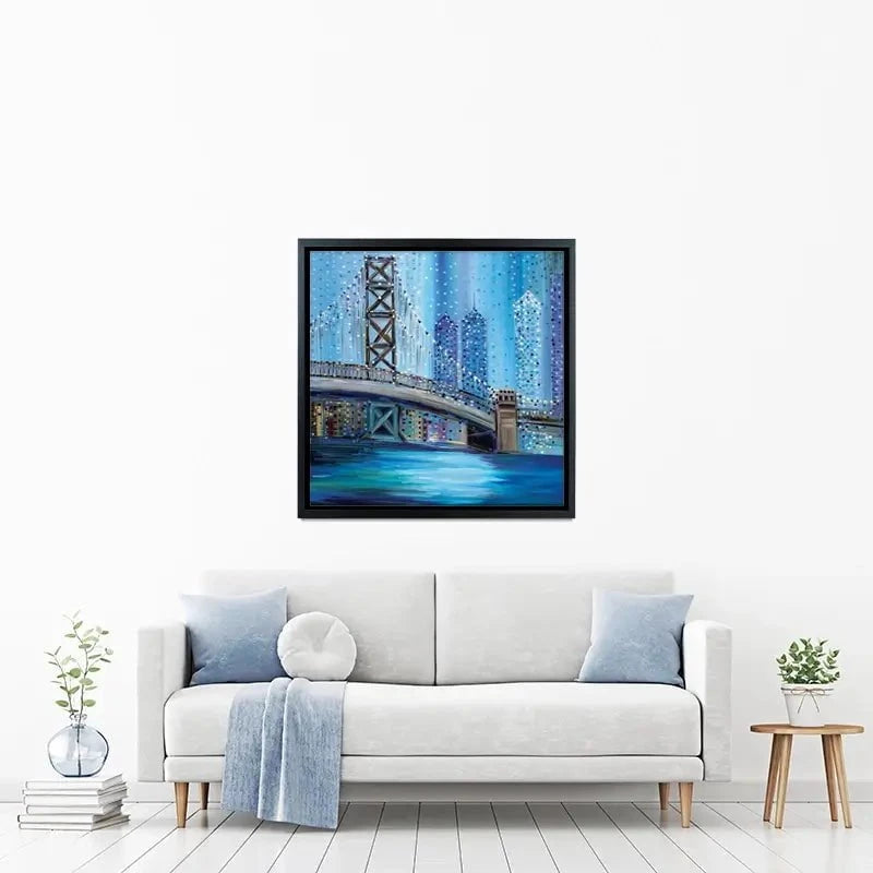 Philadelphia Bridge Canvas Print Philadelphia Bridge Canvas Print wall art product Ekaterina Ermilkina