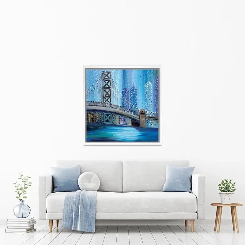 Philadelphia Bridge Canvas Print Philadelphia Bridge Canvas Print wall art product Ekaterina Ermilkina