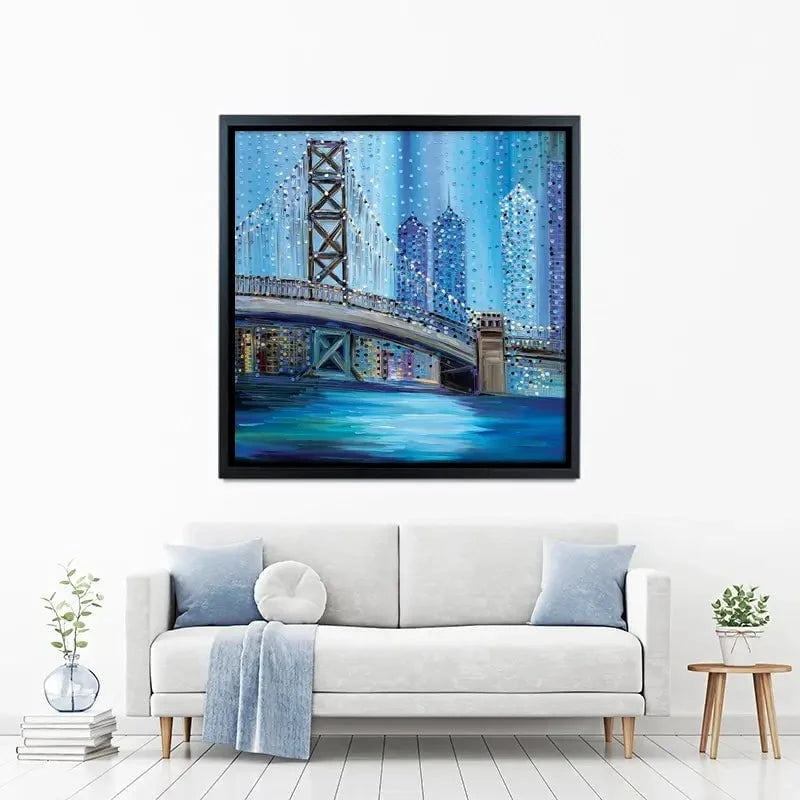 Philadelphia Bridge Canvas Print Philadelphia Bridge Canvas Print wall art product Ekaterina Ermilkina